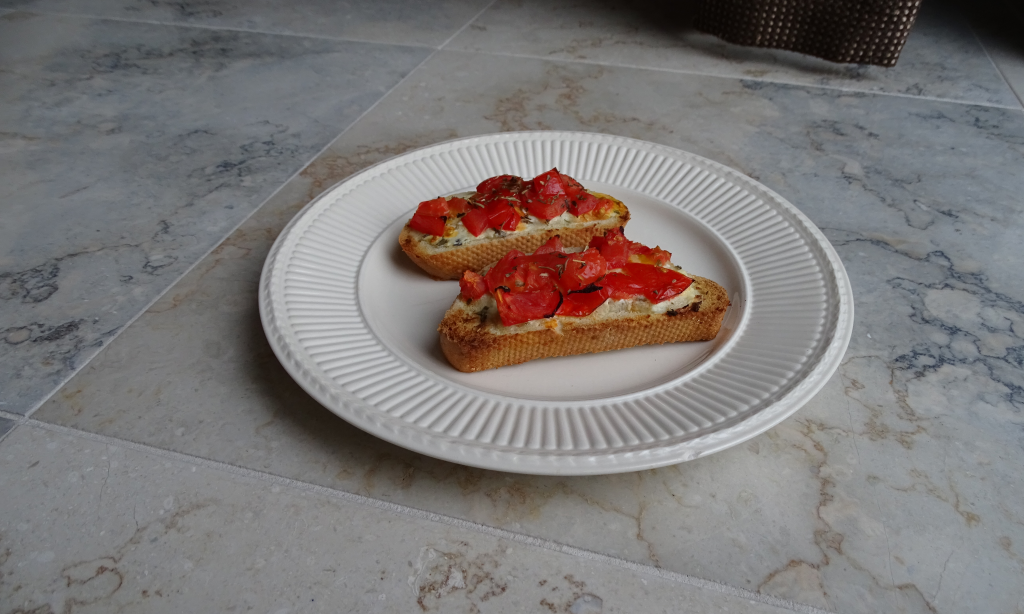 Bruchetta met gemarineerde tomaat